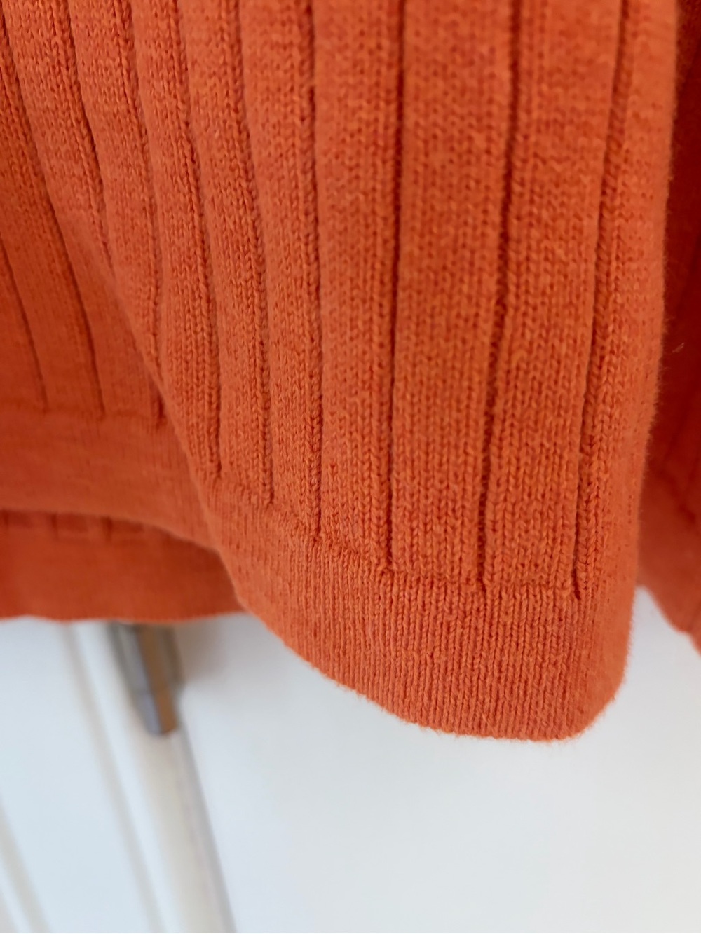 Lands' End Men's Navy Crewneck Sweater, J Crew Orange and Gold - Large - Picture 14 of 16